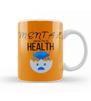 MENTAL HEALTH IS HEALTH Kupa Bardak Porselen