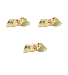 Plastik Krem Renk Kaşık - Parti Davet Piknik Çorba Yemek Kaşığı - 18 Cm. - 25 Adetlik 3 Paket