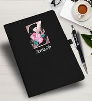 Kişiye Özel harf Tasarımlı  İsme Özel Defter ve Kalem