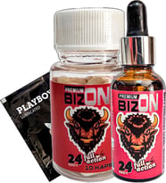 Bizon Erkeklere Full Action 10lu Kapsül + Erkeklere Full Action Damla + Lubricated
