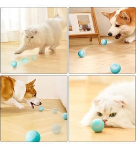 İnteraktif Kedi Köpek Şarjlı Oyun Topu (Standart)