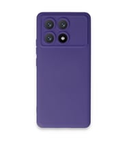 Xiaomi Poco X6 Pro Kılıf Nano içi Kadife Silikon - Mor