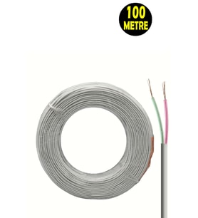 100 Metrelik Flat TOP Modem Adsl Vdsl Ara Kablosu Hat Bağlantı Telefon Kablosu