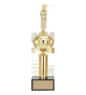 ODAK KUPA - Figürlü Kupalar - Mezuniyet Kadın Figürlü Kupalar FG-047 C - 39 cm