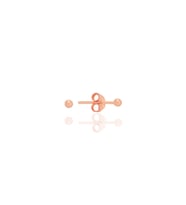 Gümüş rose 2 mm gümüş top küpe SGTL12811ROSE