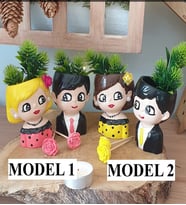 2 li Romantik Aşık  Dekor Mumluk Seti Seçenekli Ürün (Model 1)