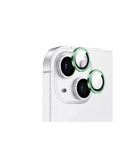 iPhone 15 Plus Premium Safir Kamera Lens Koruyucu (Yeşil)