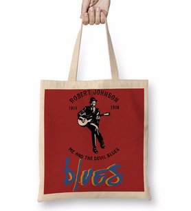 Robert Johnson Blues Bez Çanta Uzun Saplı