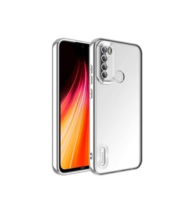 Xiaomi Redmi Note 8 Uyumlu Kılıf Kamera Korumalı Logo Gösteren Zore Omega Kapak