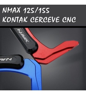 Nmax 125/155 2021-2024 Kontak Çerçeve Cnc Aksesuar Alt Kapak Kırmızı Renk