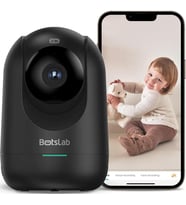 C211 2K Pro WiFi 360° Akıllı Güvenlik Kamerası Bebek Monitörü Evcil Hayvan Kamerası IP Kamera Yeni Versiyon Siyah