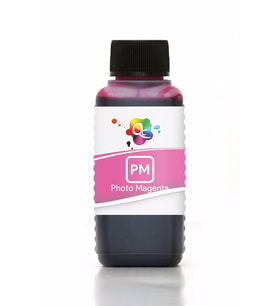 QC Canon PGI 5 CLI 8 Kartuş Mürekkebi 7 Renk Pro Serisi 100ml PM Dye Fotoğraf Macenta