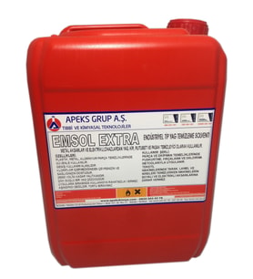 EMSOL EXTRA Hoş Kokulu Endüstriyel Tip Yağ Temizleme Solventi - 10 Kg