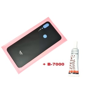 Tkgz Xiaomi Redmi NOTE 7 Arka Pil Batarya Kapağı (CAM+B-7000) SİYAH