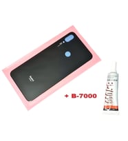 Tkgz Xiaomi Redmi NOTE 7 Arka Pil Batarya Kapağı (CAM+B-7000) SİYAH