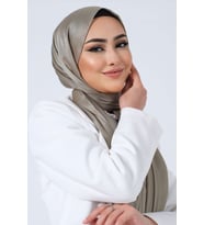 Çağla Harem Scarf Kristal Saten Şal