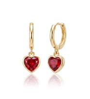 Mon Amour Red Halka Küpe