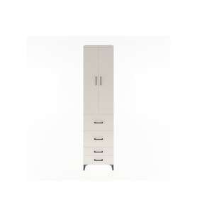 Hyperion Dolap 4 Raflı 4 Çekmeceli 2 Kapaklı 60x44x243 Aytaşı-Aytaşı