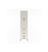 Hyperion Dolap 4 Raflı 4 Çekmeceli 2 Kapaklı 60x44x243 Aytaşı-Aytaşı