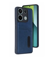 Xiaomi Redmi 15c 4g Sara Kartvizitli Deri Kılıf - Lacivert