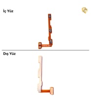 Xiaomi Poco X6 Pro Uyumlu Açma Kapama Yan Ses Filmi Power Tuşu Ses Tuşu Flexi On Off Filmi