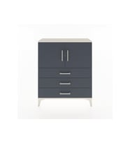 Arges Şifonyer 2 Raflı 3 Çekmeceli 2 Kapaklı 88x30x106 Aytaşı-Antrasit