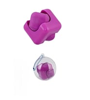 MİKRO ER5705 MAGICAL UNICORN DÖNEN RENKLİ PVC KÜRE KUTULU  SİLGİ - TEKLİ