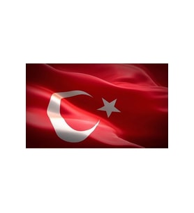 Buket Bez Bayrak 70X105 Türk-1051 BKT-106 1051 (Kırmızı-Beyaz)