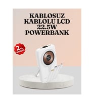Kablosuz ve Kablolu Şarj Destekli Taşınabilir Powerbank