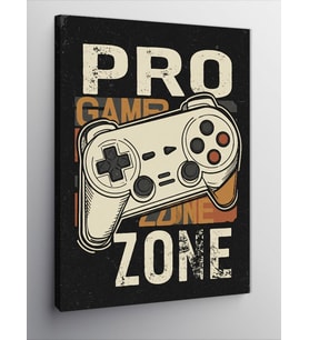 Kanvas Tablo Pro Gamer Zone Afişi