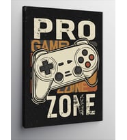 Kanvas Tablo Pro Gamer Zone Afişi