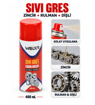 Sıvı Gres Sprey 400 ml – Zincir, Rulman ve Dişli Yağlayıcı