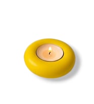 El Yapımı Minimal Tealight Mumluk  Taş Tozu Dekoratif Mumluk  Modern Ev Dekoru