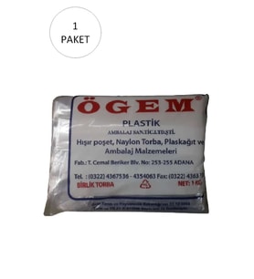 Bakkaliye Naylon Torba Birlik 20x30 cm 1 kg 1 Paket (Takriben 230 Adet)
