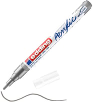 Edding 5300 Akrilik Boyama Markörü 1-2 mm GÜMÜŞ 