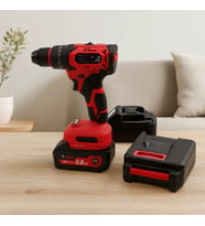 Northcity Kömürsüz şarjlı darbeli matkap seti - 6V 5.0Ah yedek bataryalı, 5 parçalı çantalı