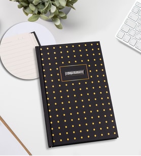 Kişiye Özel Puantiye Desenli Defter