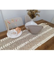 Jüt Hasır Özel Tasarım 20 Cm Clutch Çanta Pamuk Makrome El Emeği