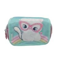 CHIMOLA GLASSES CAT KALEM ÇANTASI ÇOK RENKLİ (K)