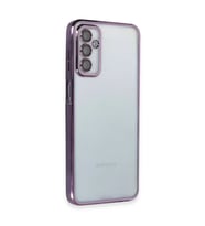 Samsung Galaxy M23 Kılıf Razer Lensli Silikon - Mor