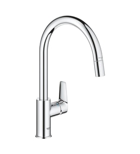 GROHE BAUEDGE TEK KUMANDALI EVİYE BATARYASI SPİRALLİ KROM G30536000