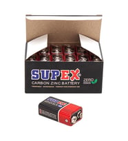 Supex 6F22 9 Volt Pil 12  Li Paket