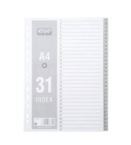 Kraf Separatör 1-31 Rakamlar 