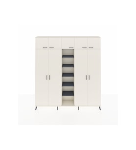 Arges Dolap 18 Raflı 9 Kapaklı 220x30x243 Aytaşı-Aytaşı/Antrasit