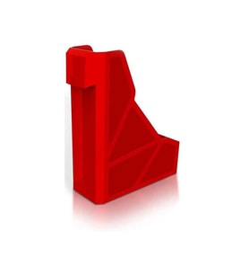 Mas Magazinlik Solid Geniş Kırmızı 886