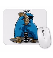 Susam Sokağı Kurabiye Canavarı Poker Mouse Pad
