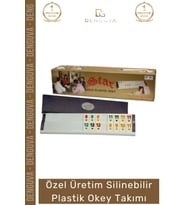 #OkeyTakımı Hijyenik Kir Tutmaz Çizilmez Silinir Altın Plastik Kahveci Okey Takımı