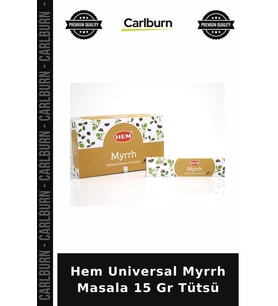 Özel Üretim Mür Aromaterapi Meditasyon Koku Hem Unıversal Myrrh Masala 15 Gr Tütsü