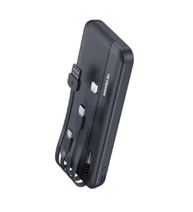 10000 Mah Micro Type-C Usb Lightning 4 Kablolu Hızlı Kablosuz Şarj