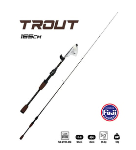 Fujin Trout 165cm 05-6gr Teleskopik Alabalık Kamışı